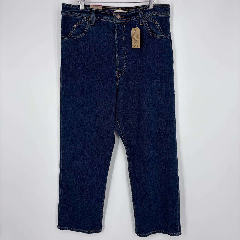 Levi's Dark Blue Straight Leg Jeans